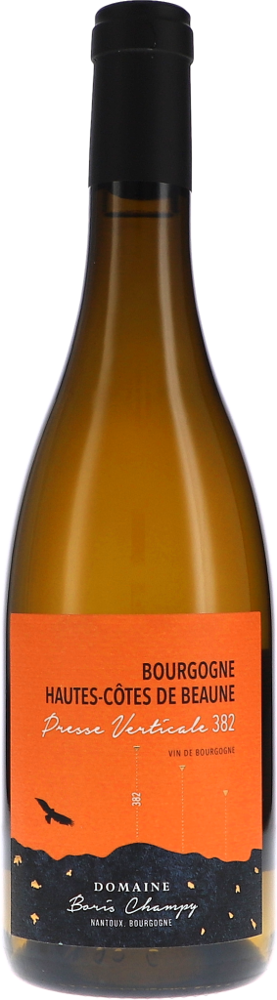 2023 Bourgogne HCdB Blanc, Presse Verticale 382 Blanc, Domaine Boris Champy bottle shot.