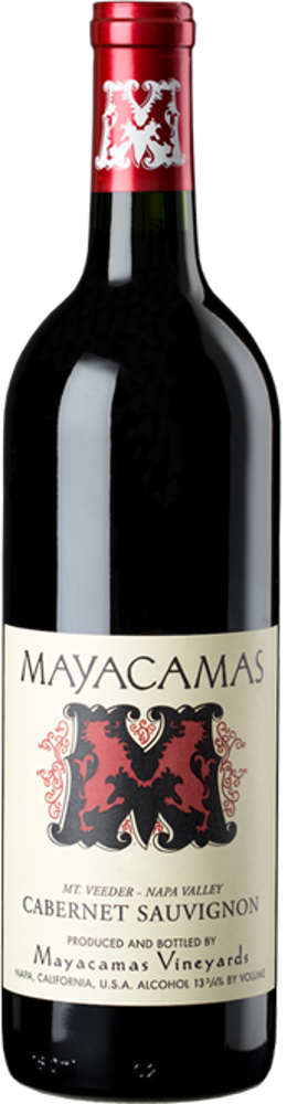 2018 Cabernet Sauvignon, Mayacamas, Mount Veeder, Napa Valley bottle shot.