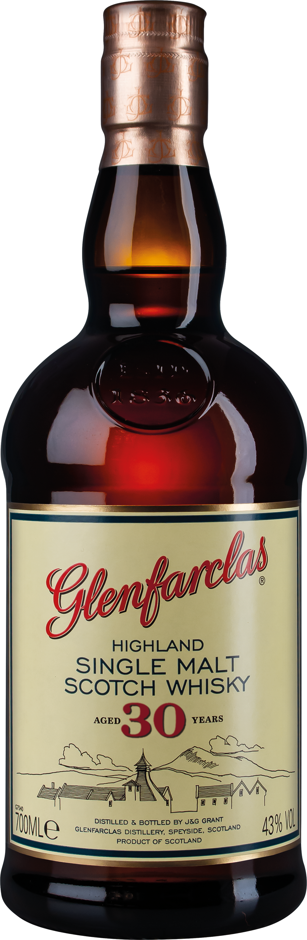 Glenfarclas 30 Year Old Single Malt Scotch Whisky, Speyside (Gift Box)