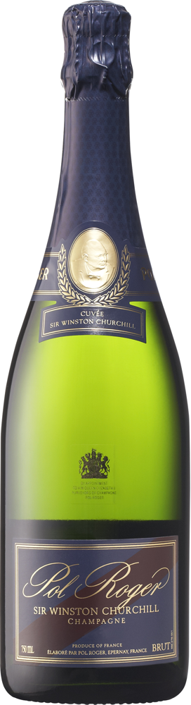 2018 Cuvée Sir Winston Churchill, Pol Roger bottle shot.