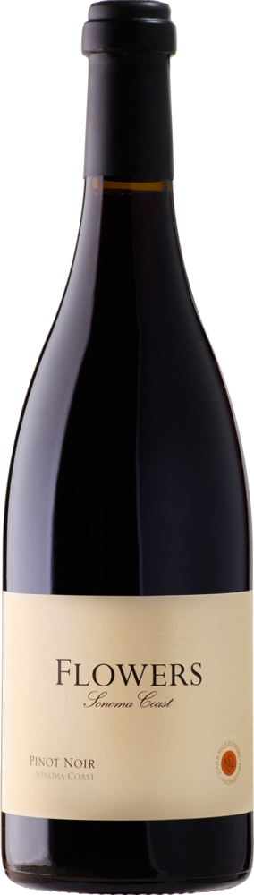 2021 Sea View Ridge Pinot Noir, Flowers, Sonoma Coast bottle shot.