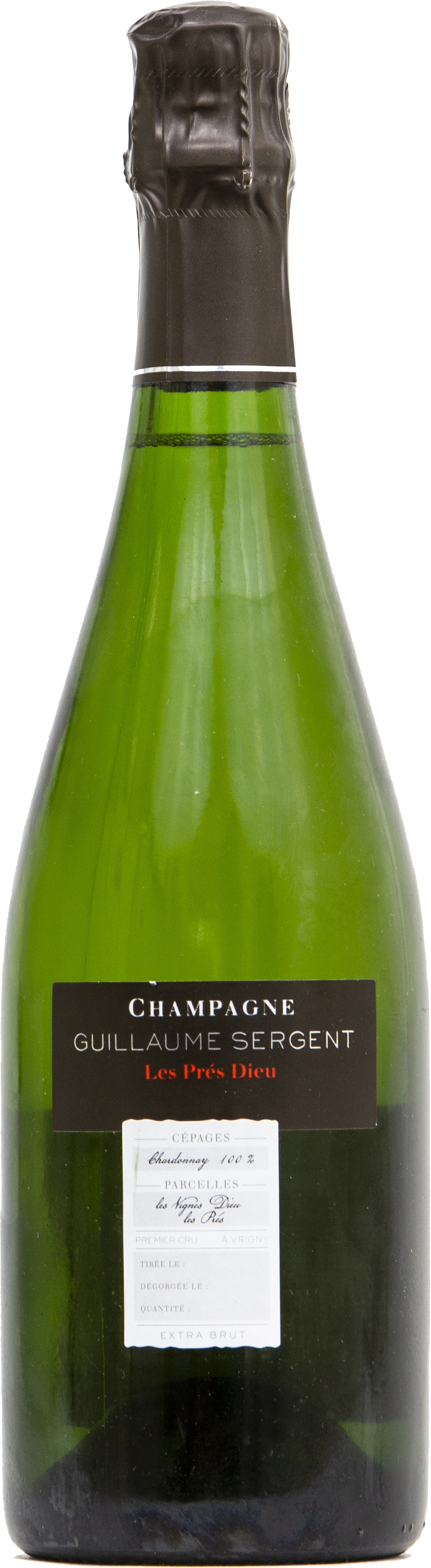 2020 Les Prés Dieu Extra Brut, Guillaume Sergent (disgorged July 2022)