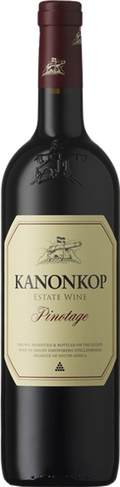 2020 Pinotage, Kanonkop, Stellenbosch bottle shot.