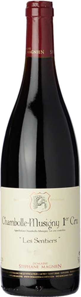 2023 Chambolle-Musigny 1er Cru Les Sentiers, Domaine Stéphane Magnien bottle shot.