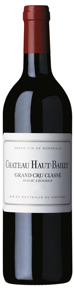 2022 Château Haut-Bailly, Cru Classé Pessac-Léognan bottle shot.