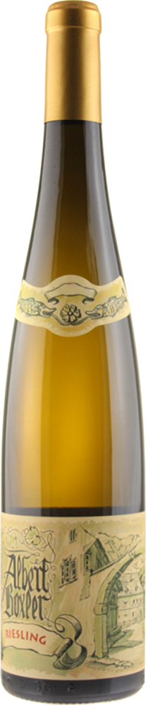 2021 Riesling, Albert Boxler bottle shot.