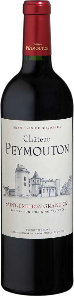 2023 Château Peymouton, Saint-Emilion Grand Cru bottle shot.
