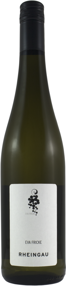 2023 Riesling Trocken, Eva Fricke, Rheingau bottle shot.