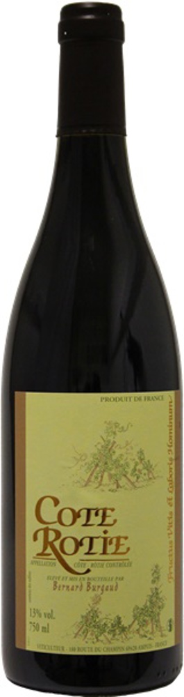 2022 Côte-Rôtie, Bernard Burgaud bottle shot.