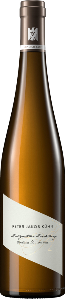 2022 Hendelberg Riesling Trocken, Weingut Peter-Jakob Kühn bottle shot.
