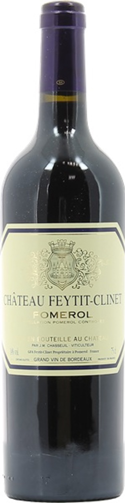 2022 Château Feytit-Clinet, Pomerol bottle shot.