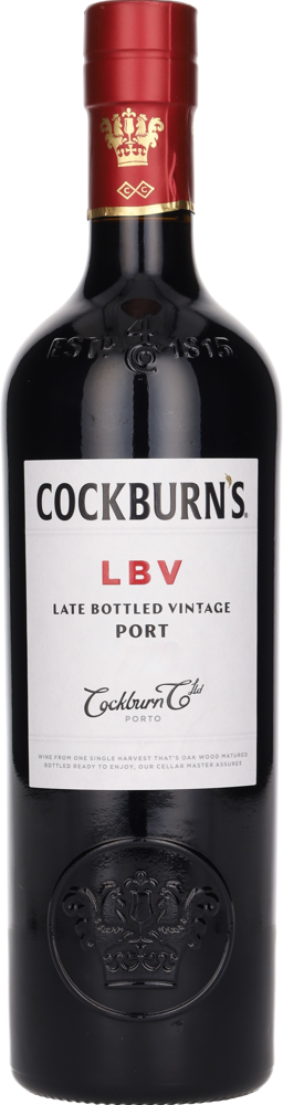2016 Cockburn's Late Bottled Vintage bottle shot.