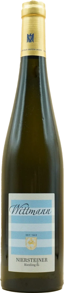 2022 Niersteiner Riesling 1G, Weingut Wittmann bottle shot.