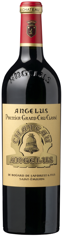 2022 Château Angélus, St-Emilion bottle shot.