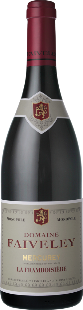 2018 Mercurey La Framboisière, Domaine Faiveley bottle shot.