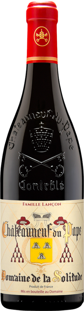 2023 Châteauneuf-du-Pape, Domaine de la Solitude bottle shot.