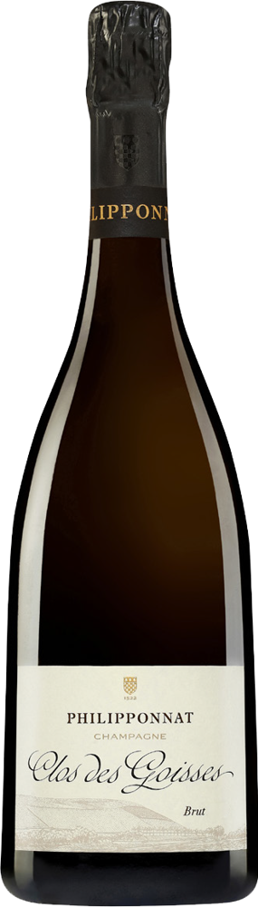 2015 Clos des Goisses, Champagne Philipponnat bottle shot.