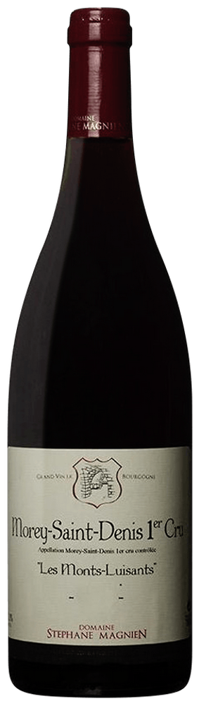 2023 Morey-Saint-Denis 1er Cru Monts Luisants, Domaine Stéphane Magnien bottle shot.