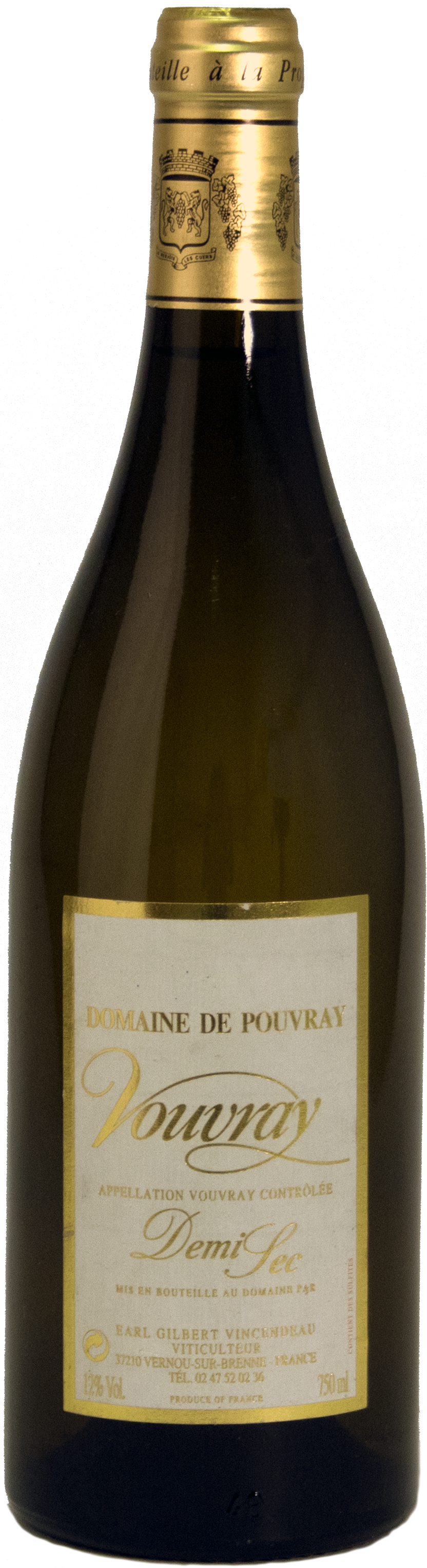 1990 Vouvray Demi-Sec, Domaine de Pouvray