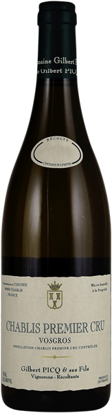 2023 Chablis 1er Cru Vosgros, Domaine Gilbert Picq