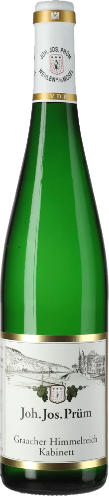 2022 Graacher Himmelreich Riesling Kabinett, Joh. Jos. Prüm, Mosel bottle shot.