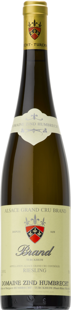 2023 Riesling, Grand Cru Hengst, Domaine Zind Humbrecht bottle shot.