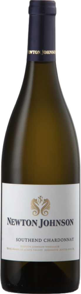 2021 Southend Chardonnay, Newton Johnson, Hemel-en-Aarde bottle shot.