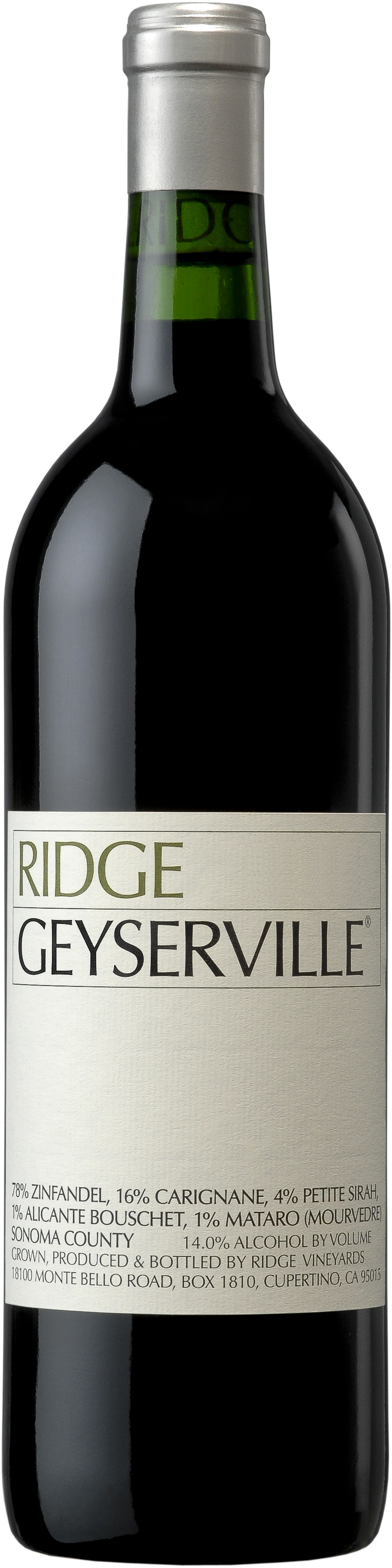 2023 Geyserville, Ridge Vineyards, Alexander Valley