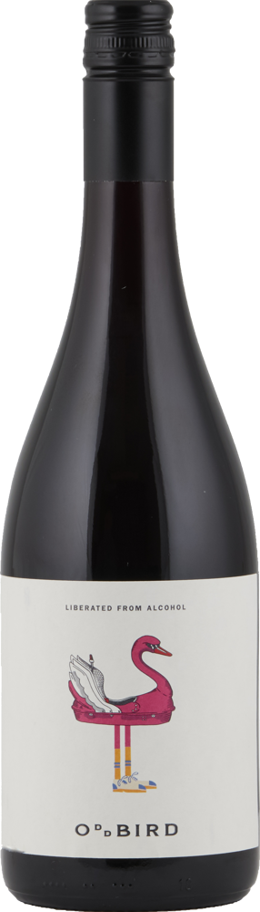 Non-alcoholic Low Intervention Organic Red Nº 1, Oddbird, Veneto bottle shot.