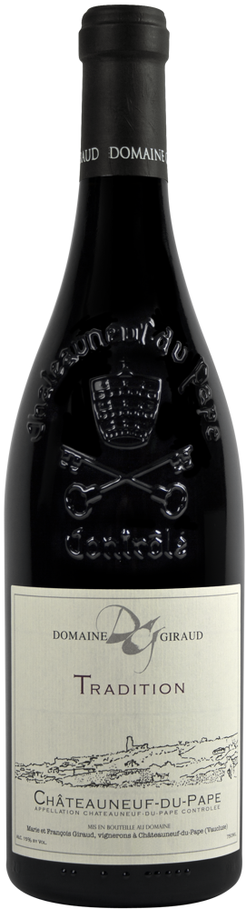 2010 Châteauneuf-du-Pape Tradition, Domaine Giraud bottle shot.