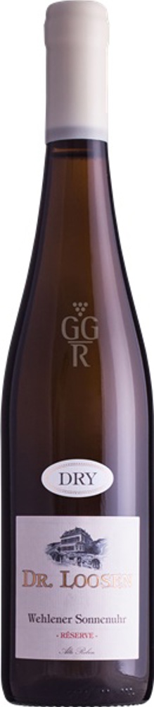 2018 Wehlener Sonnenuhr Riesling Grosses Gewächs Alte Reben Réserve, Dr Loosen, Mosel bottle shot.