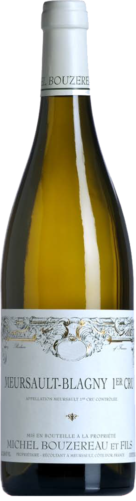 2022 Meursault 1er Cru Blagny, Michel Bouzereau bottle shot.