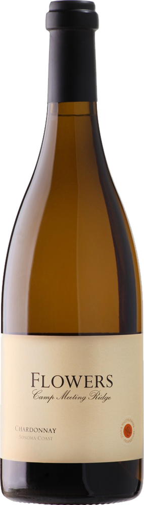 2021 Camp Meeting Ridge Chardonnay, Flowers, Sonoma Coast bottle shot.
