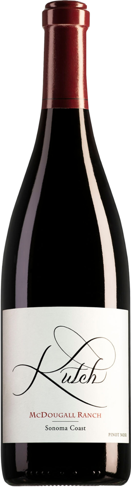 2021 Kutch McDougall Ranch Pinot Noir, Sonoma Coast bottle shot.