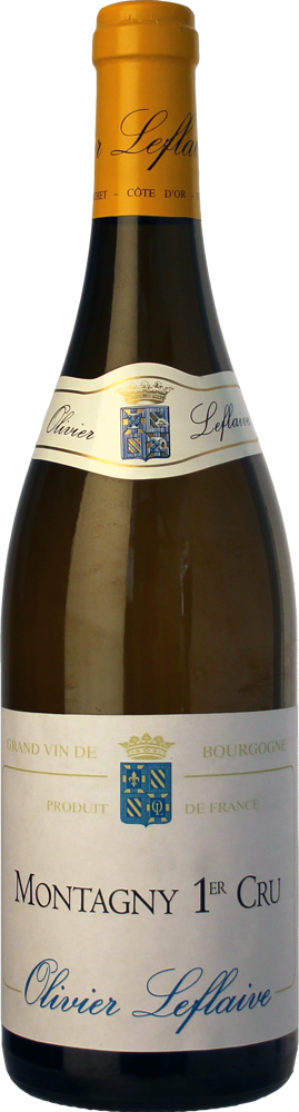 2022 Montagny 1er Cru, Olivier Leflaive Frères, Côte Chalonnaise bottle shot.