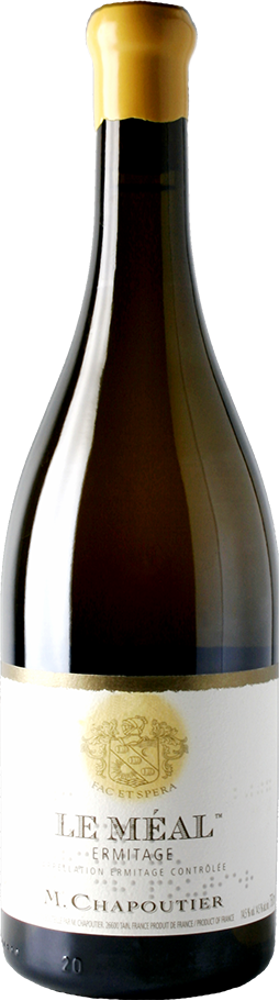 2020 Ermitage Le Méal Blanc, M. Chapoutier bottle shot.