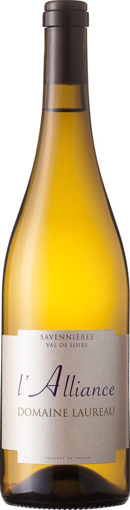 2020 Savennieres L'Alliance, Damien Laureau bottle shot.