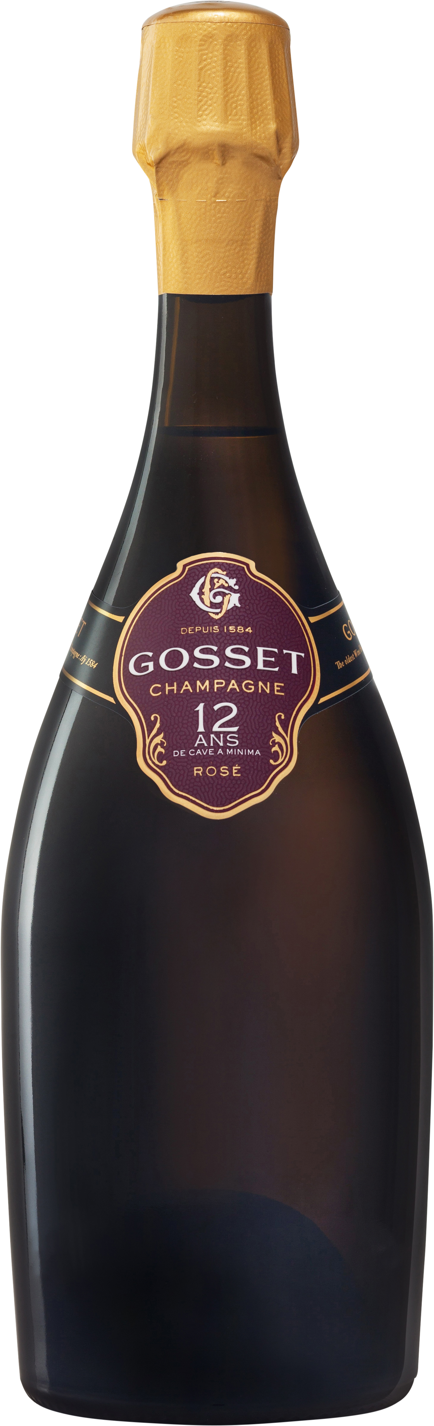 N/V 12 Ans De Cave A Minima Rosé, Champagne Gosset