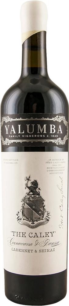 2018 The Caley Cabernet/Shiraz, Yalumba, South Australia bottle shot.