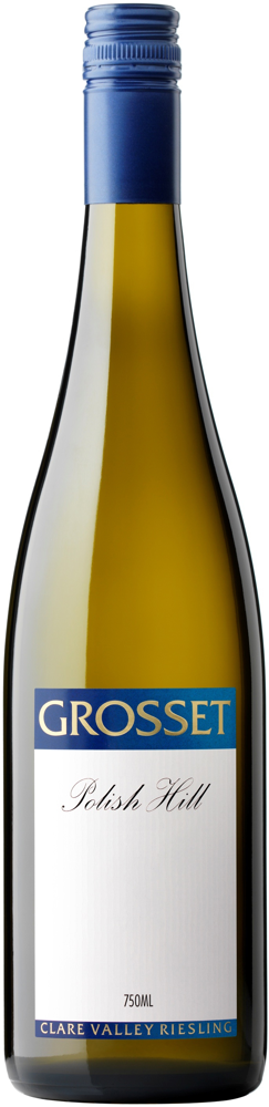 2019 Polish Hill Riesling, Jeffrey Grosset, Clare Valley bottle shot.