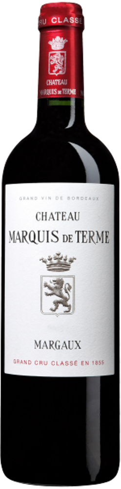 2021 Château Marquis de Terme, Cru Classé Margaux bottle shot.