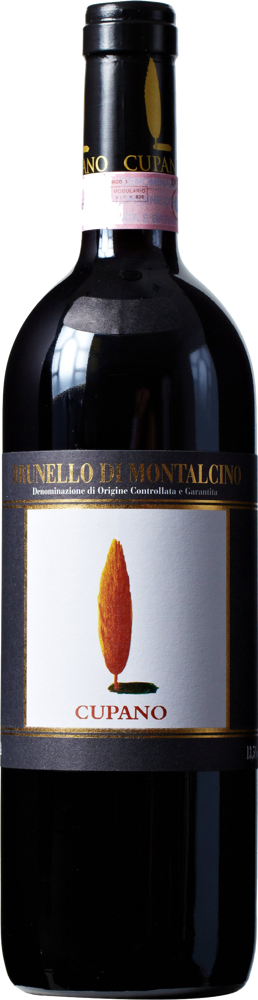 2018 Brunello di Montalcino, Cupano bottle shot.