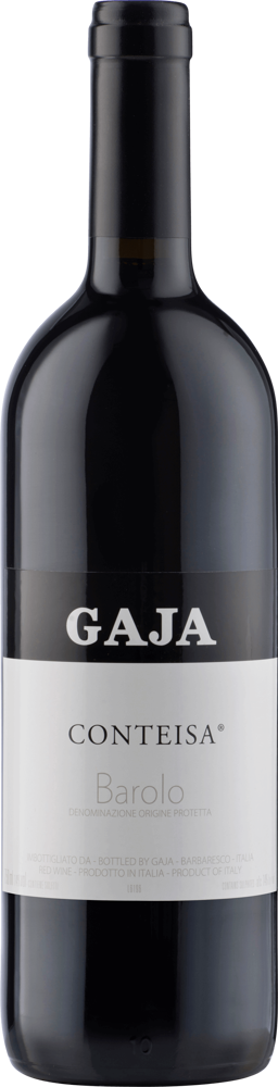2019 Barolo Conteisa, Gaja, Langhe, Piedmont bottle shot.