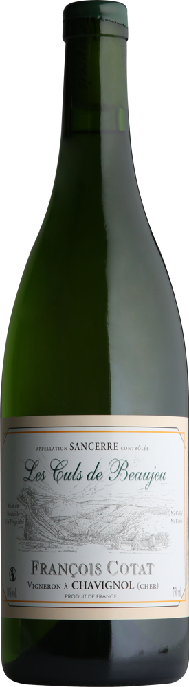 2018 Sancerre Chavignol Les Culs de Beaujeu, François Cotat bottle shot.