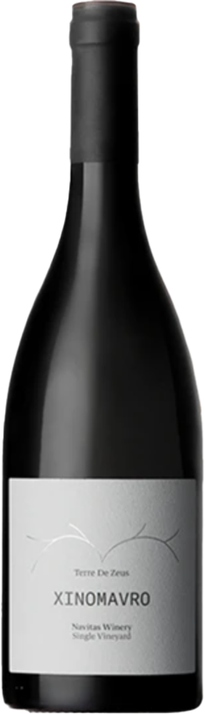 2022 Terre de Zeus Xinomavro, Navitas Winery, Pieria bottle shot.