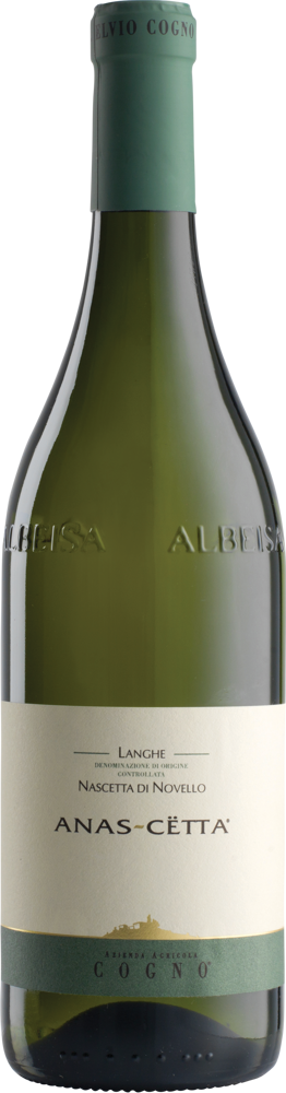 2022 Langhe Nascetta Anas-Cëtta, Elvio Cogno bottle shot.