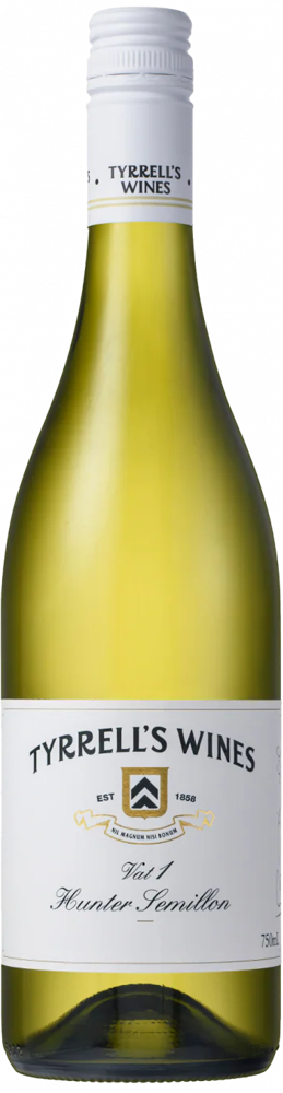 2018 Vat 1 Semillon, Tyrrell's bottle shot.