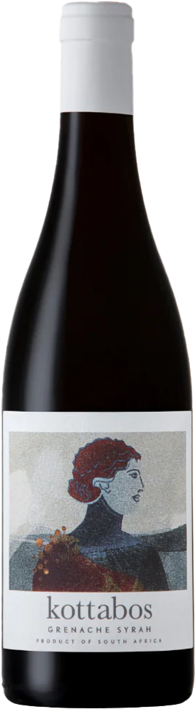 2021 Kottabos Grenache/Syrah, Boschkloof, Stellenbosch bottle shot.