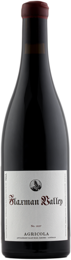 2021 Flaxman Valley Shiraz, Agricola Vintners, Barossa Valley bottle shot.