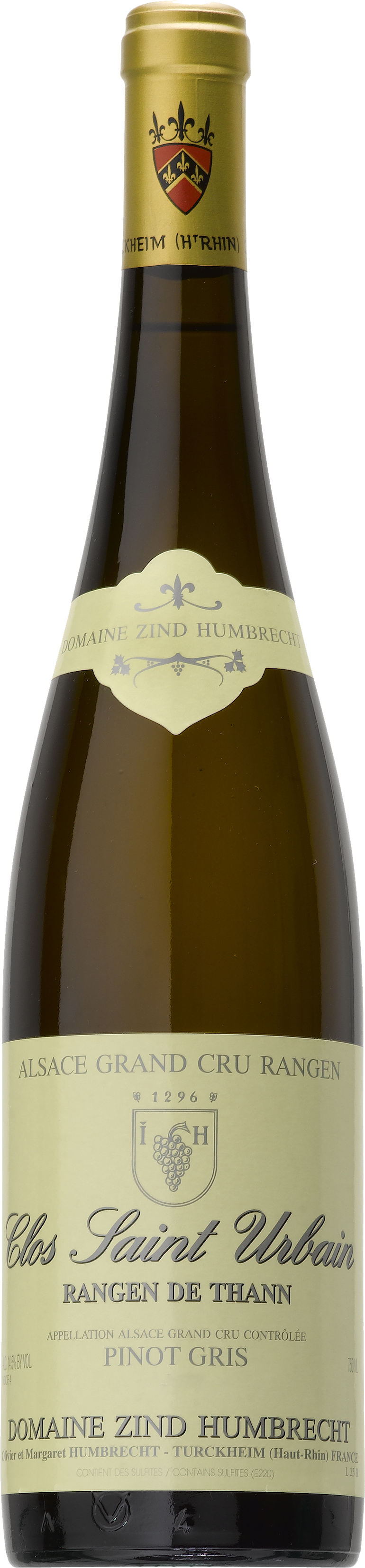 2023 Pinot Gris Grand Cru Rangen de Thann, Clos St Urbain, Domaine Zind Humbrecht